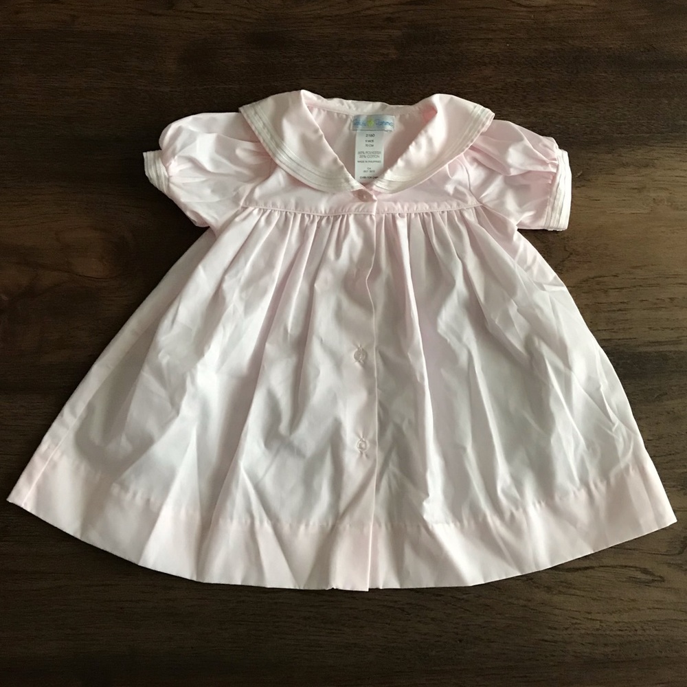 Soft pink vintage style 9 mos (70 cm) dress